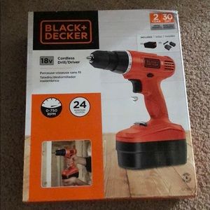 Black & Decker Cordless Drill 18V